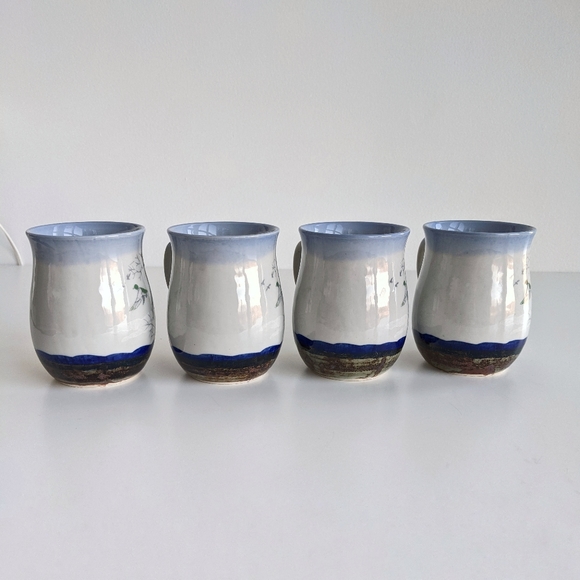 Set of 4 Vintage Otagiri flying ducks mugs - Picture 5 of 9